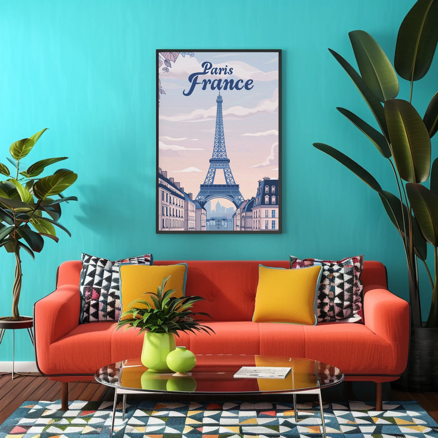 Paris France – Eiffel Tower at Sunset