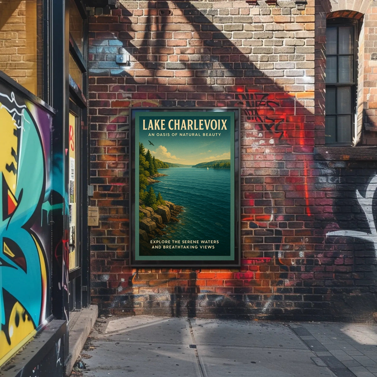 Lake Charlevoix An Oasis Of Natural Poster