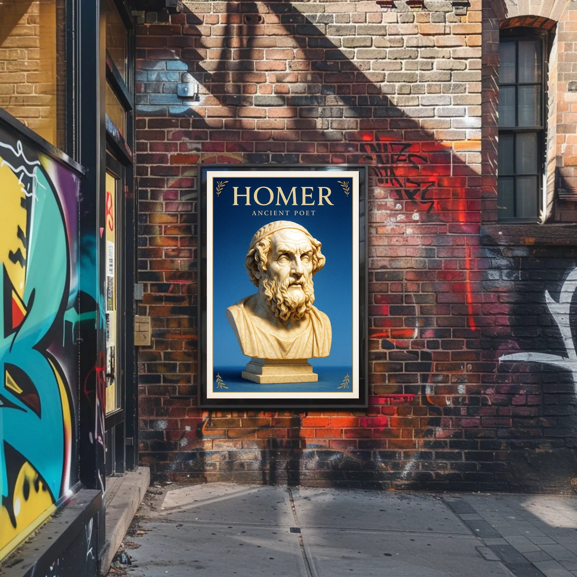 Homer Ancient Poet Poster PosterGoat