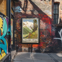 Mont Blanc Adventure Travel Poster PosterGoat