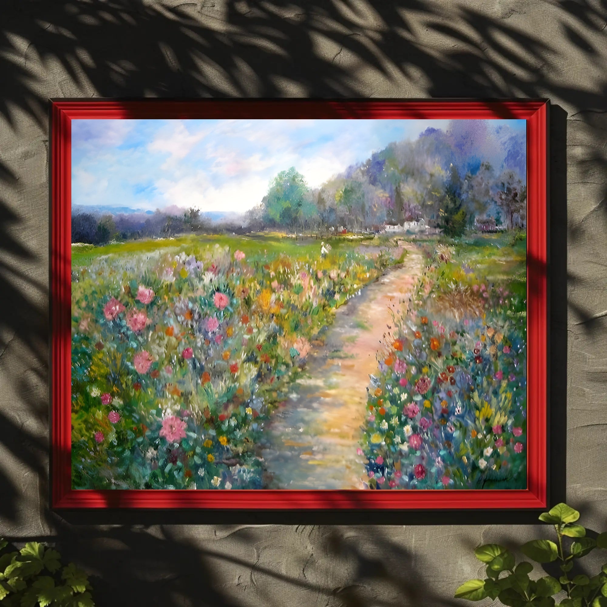 Serene Garden Pathway Poster