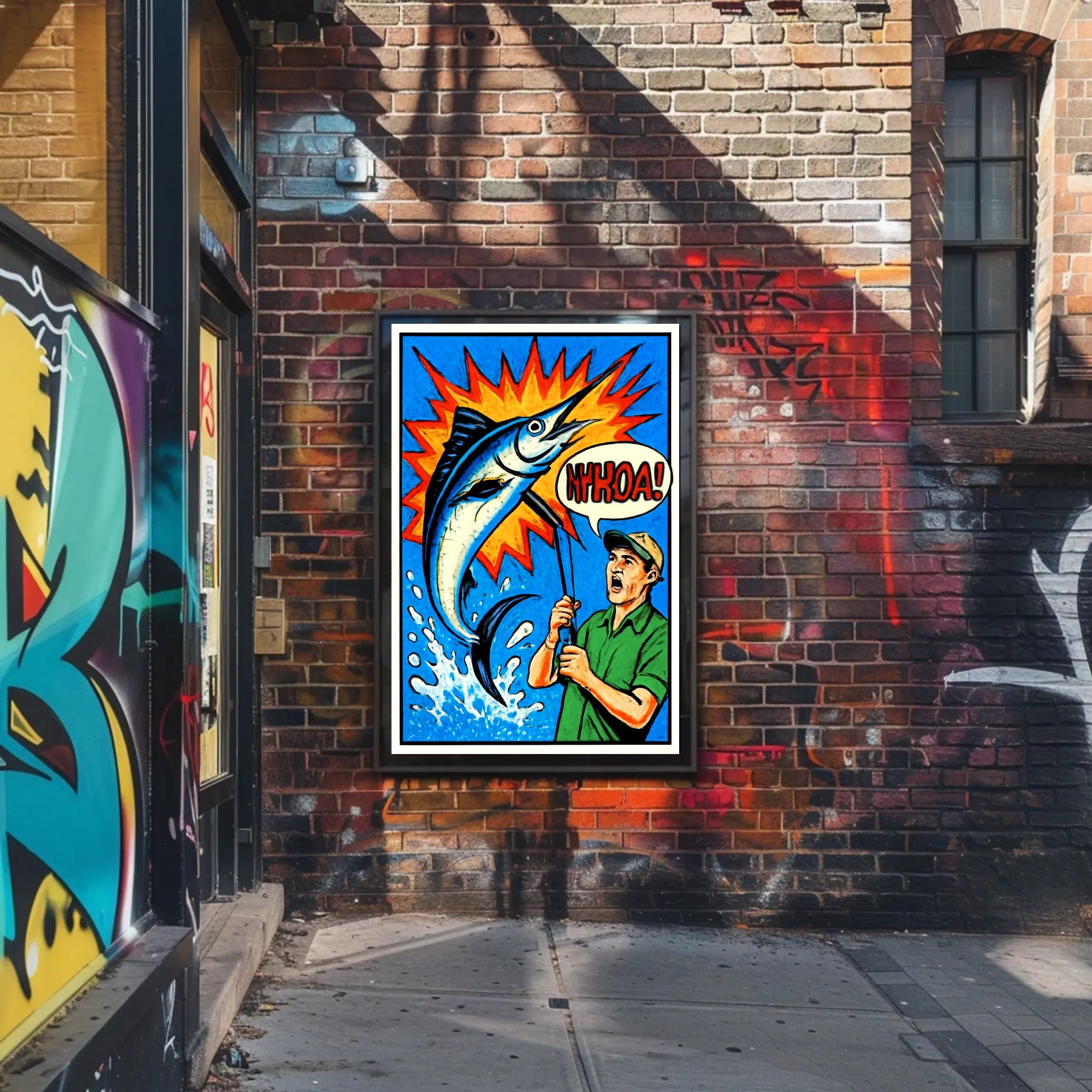 The Big Catch Poster PosterGoat