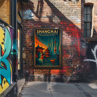 Shanghai Crossroads of Tradition and Innovation Poster