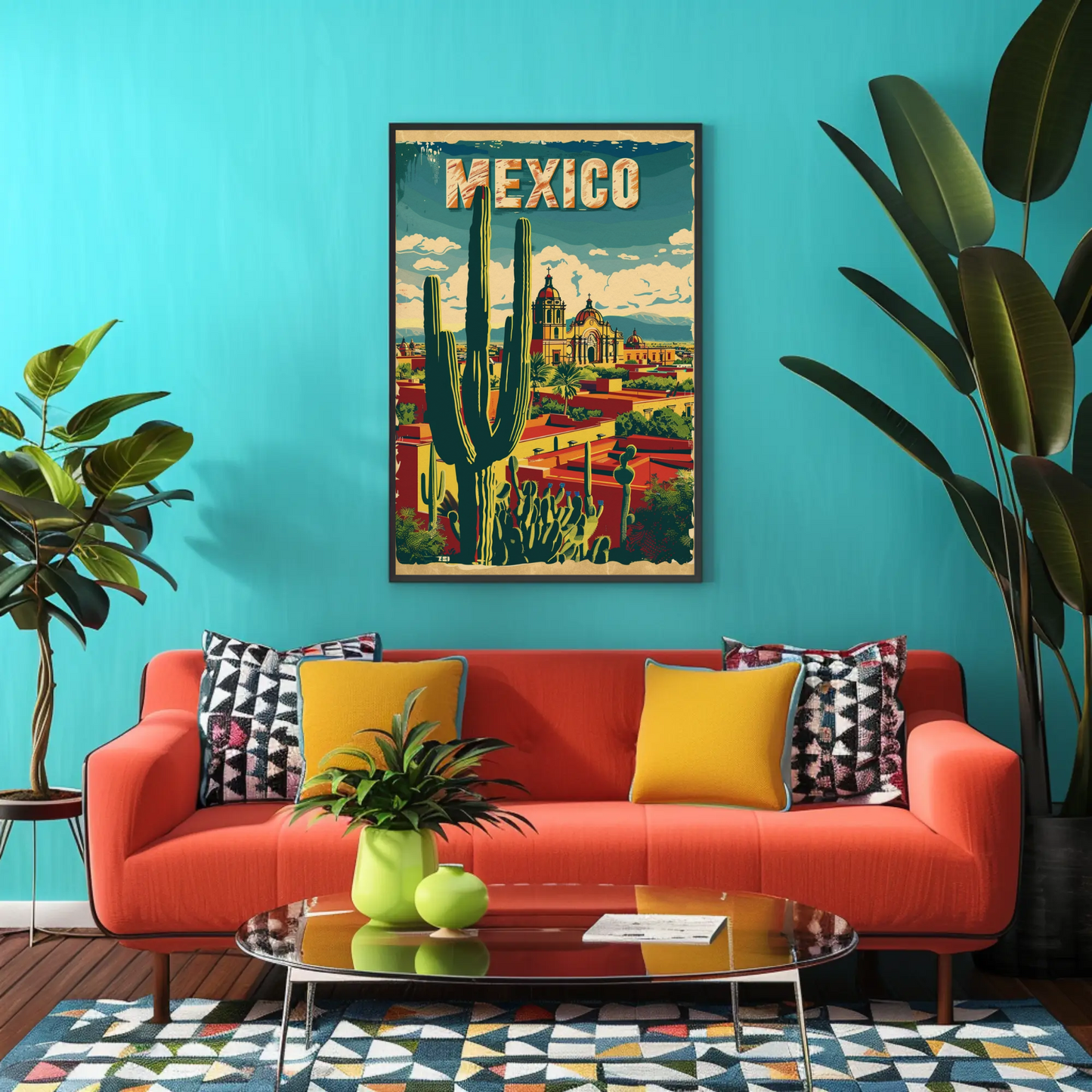 Mexico City Vintage Poster