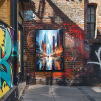 Futuristic Urban Energy Futuristic Sci-Fi Poster