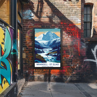 Wrangell–St. Elias Dawn Landscape National Park Poster