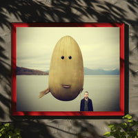 Surreal Lakeside Creature Fantasy or Mythology Poster