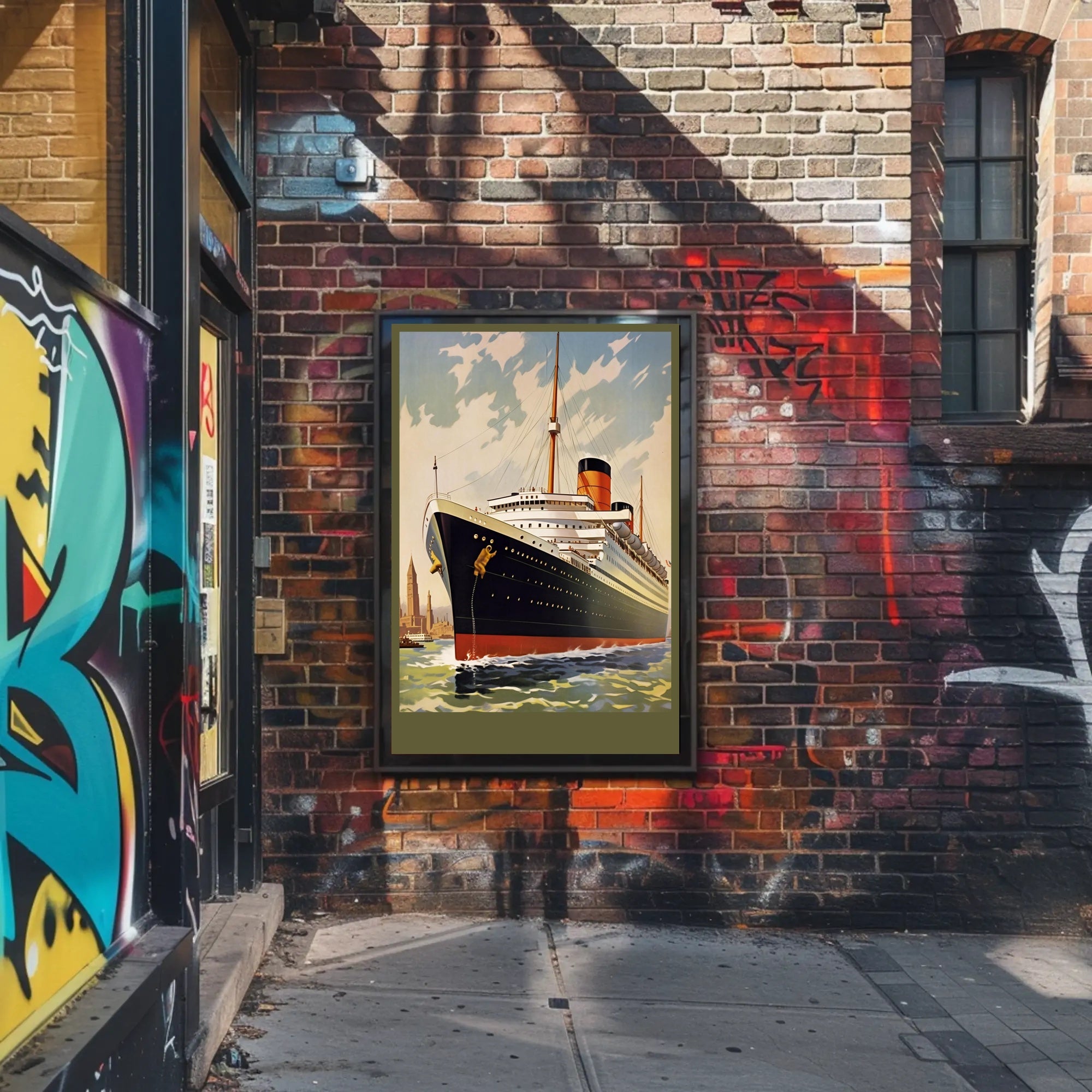 Majestic Ocean Liner Poster