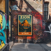 Zion National Park Poster