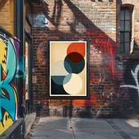 Abstract Geometric Harmony Abstract Poster