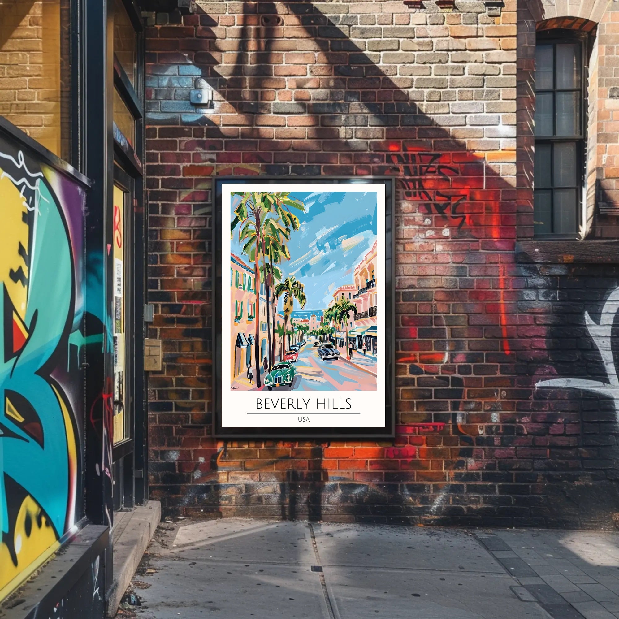 Beverly Hills Vibes Poster PosterGoat