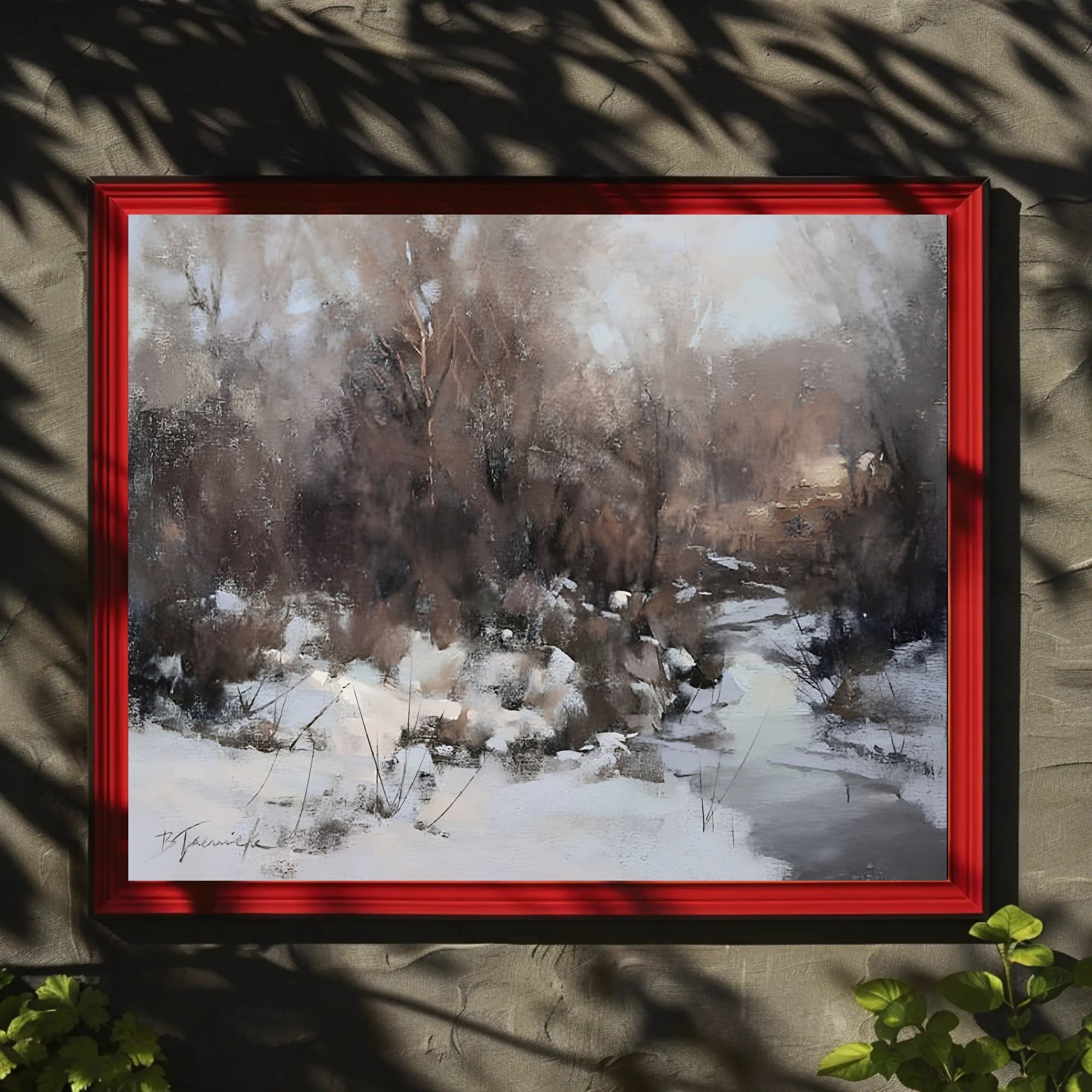 Winter Landscape Poster