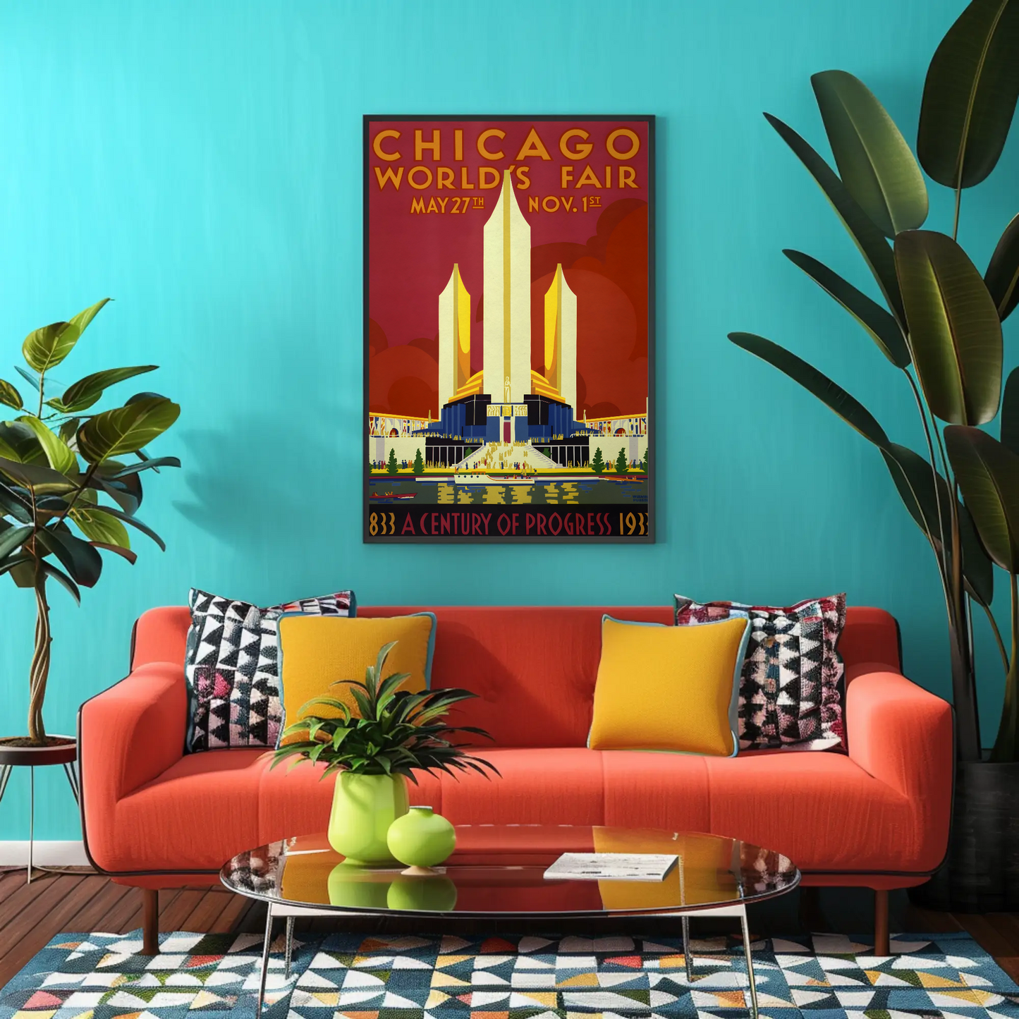 Chicago World's Fair Vintage Poster