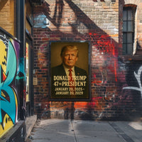 Trump 47th President Scenic Collector Poster
