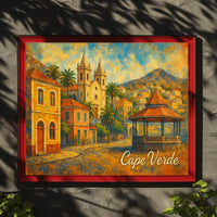 Cape Verde Scenic Illustration Poster