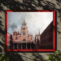 Timeless Venice Scene: Architectural Art in Heritage Poster