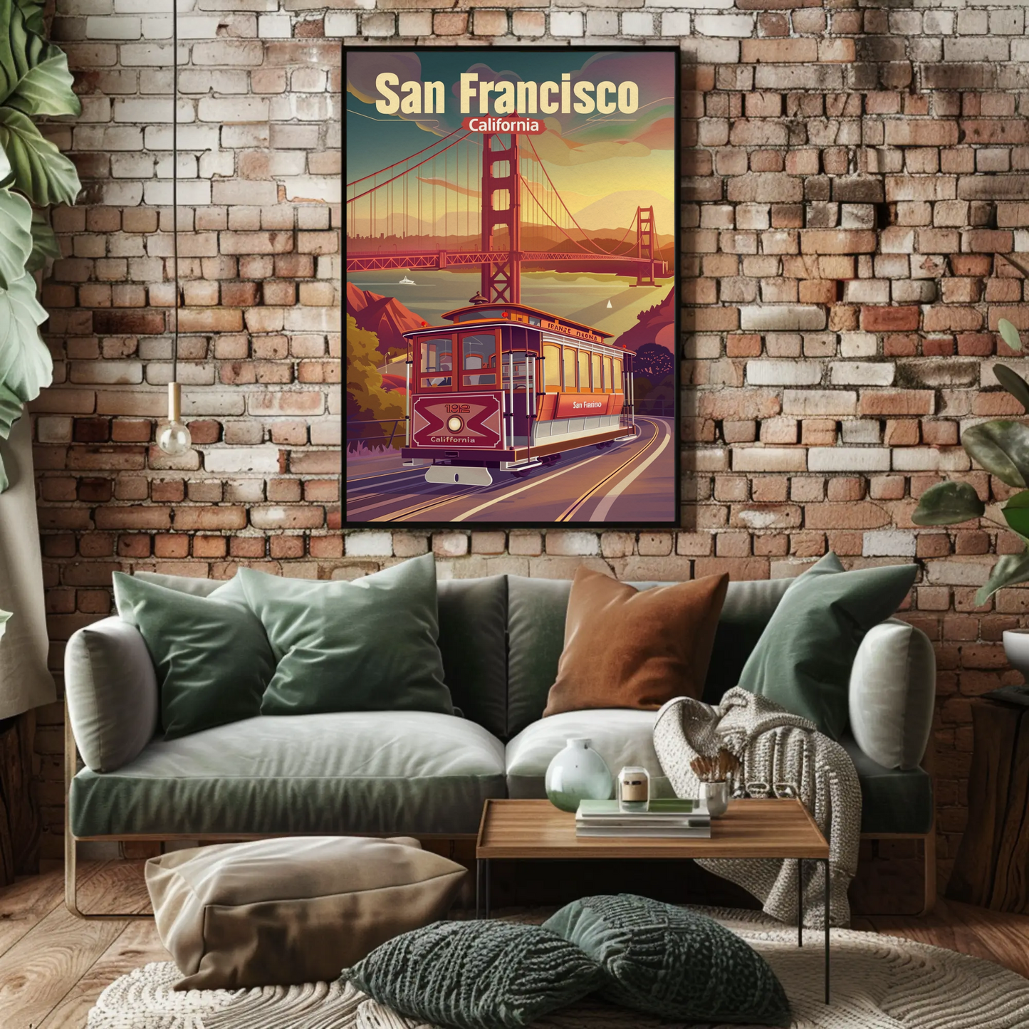 Golden Gate Bridge San Francisco Travel Poster
