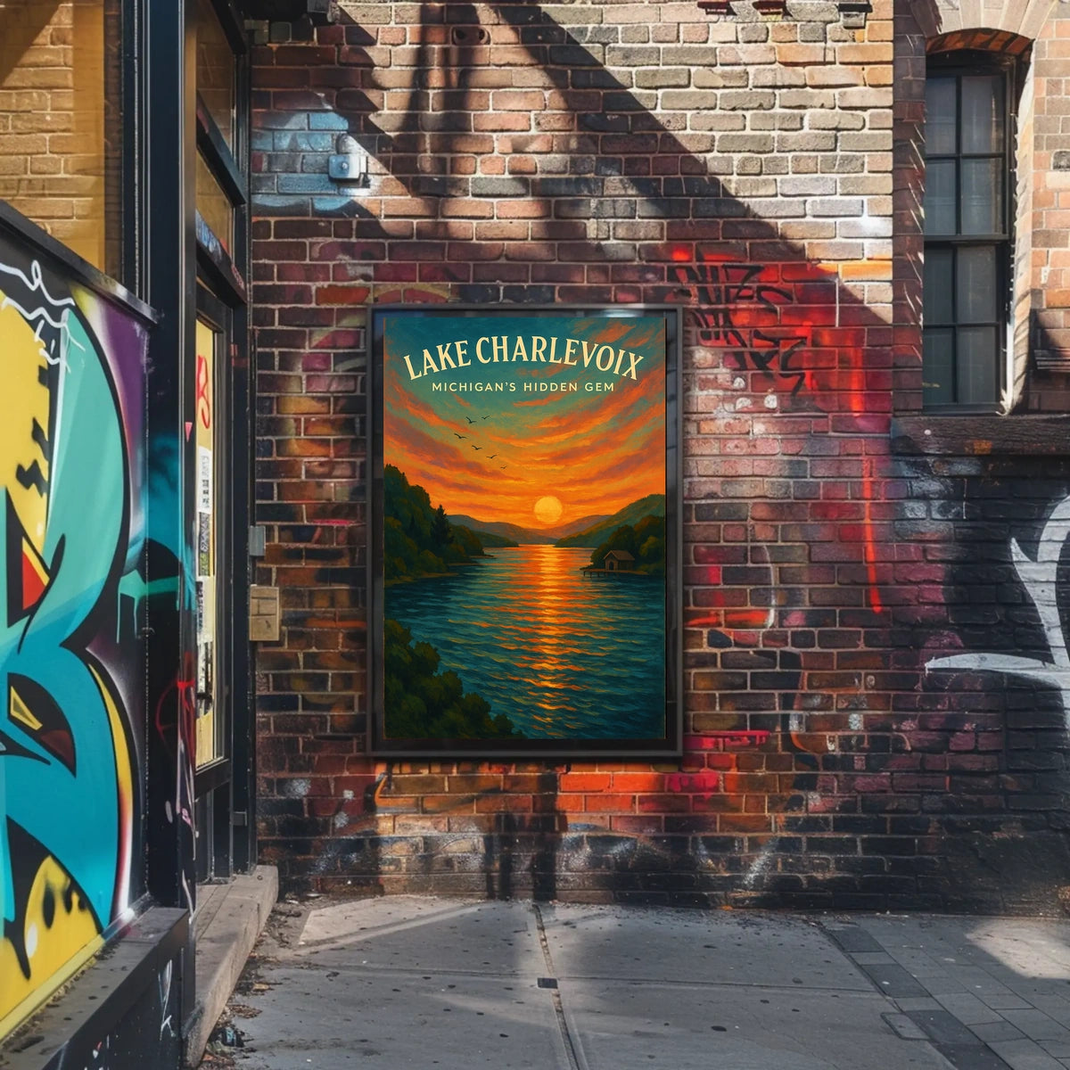 Lake Charlevoix MichiganS Hidden Gem Poster