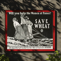 Women of France Vintage Patriotic Propaganda Poster PosterGoat