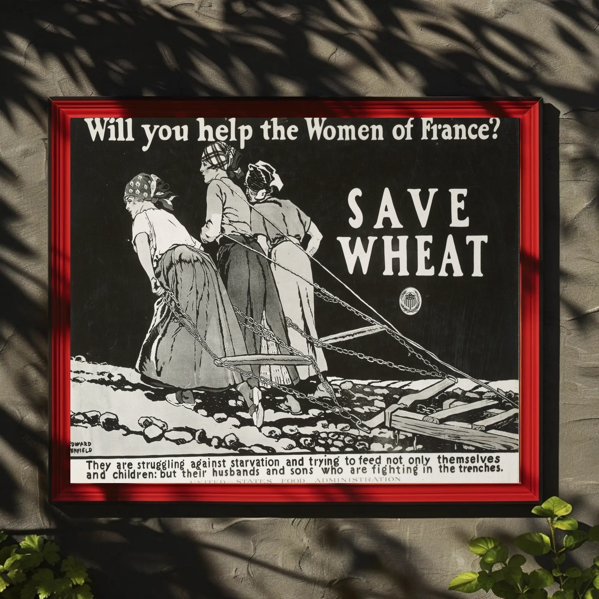 Women of France Vintage Patriotic Propaganda Poster PosterGoat