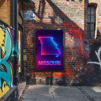 Neon Missouri Poster