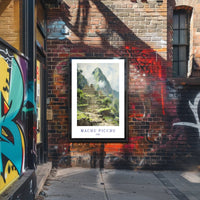 Machu Picchu Journey: Serene Beauty Travel Poster PosterGoat