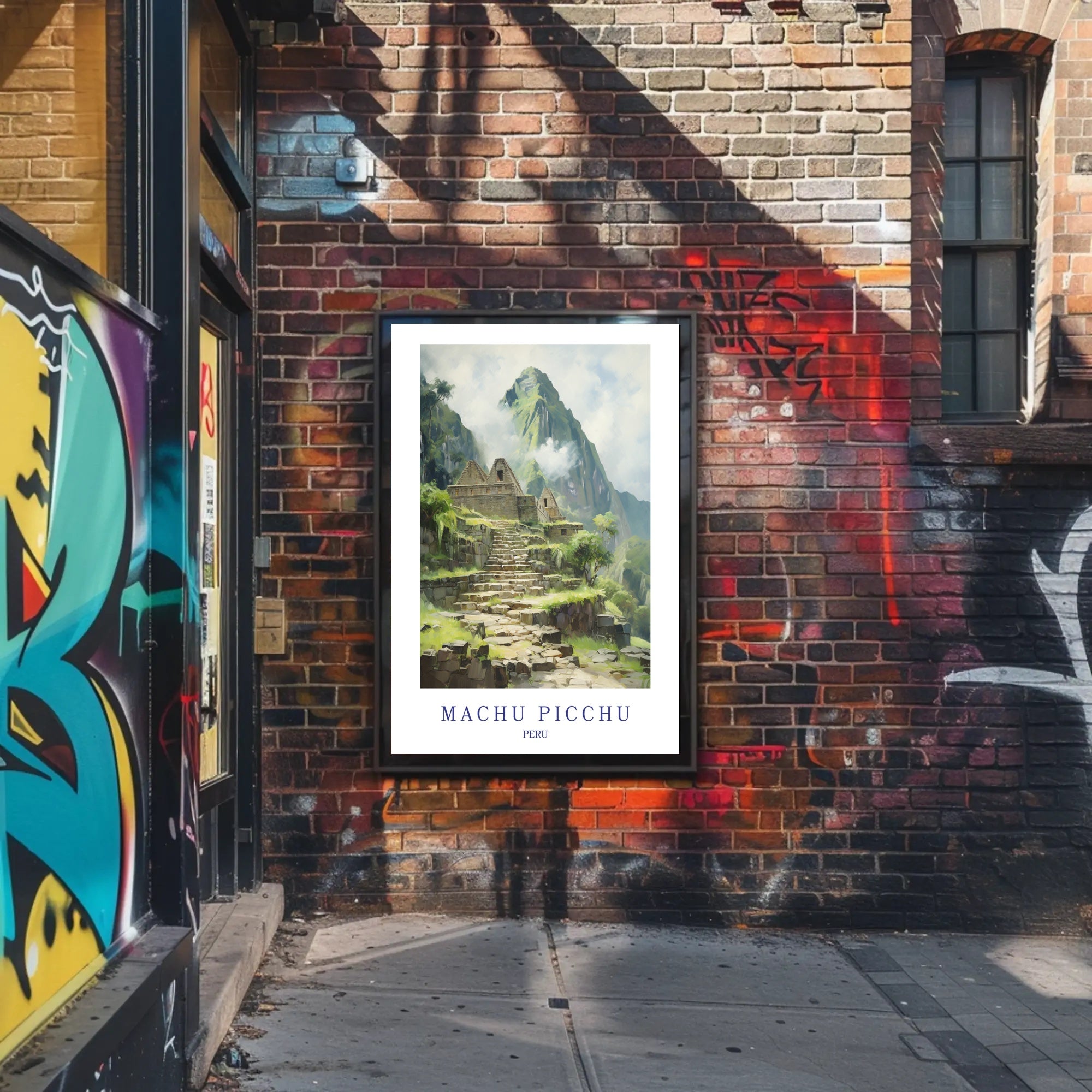 Machu Picchu Journey: Serene Beauty Travel Poster PosterGoat