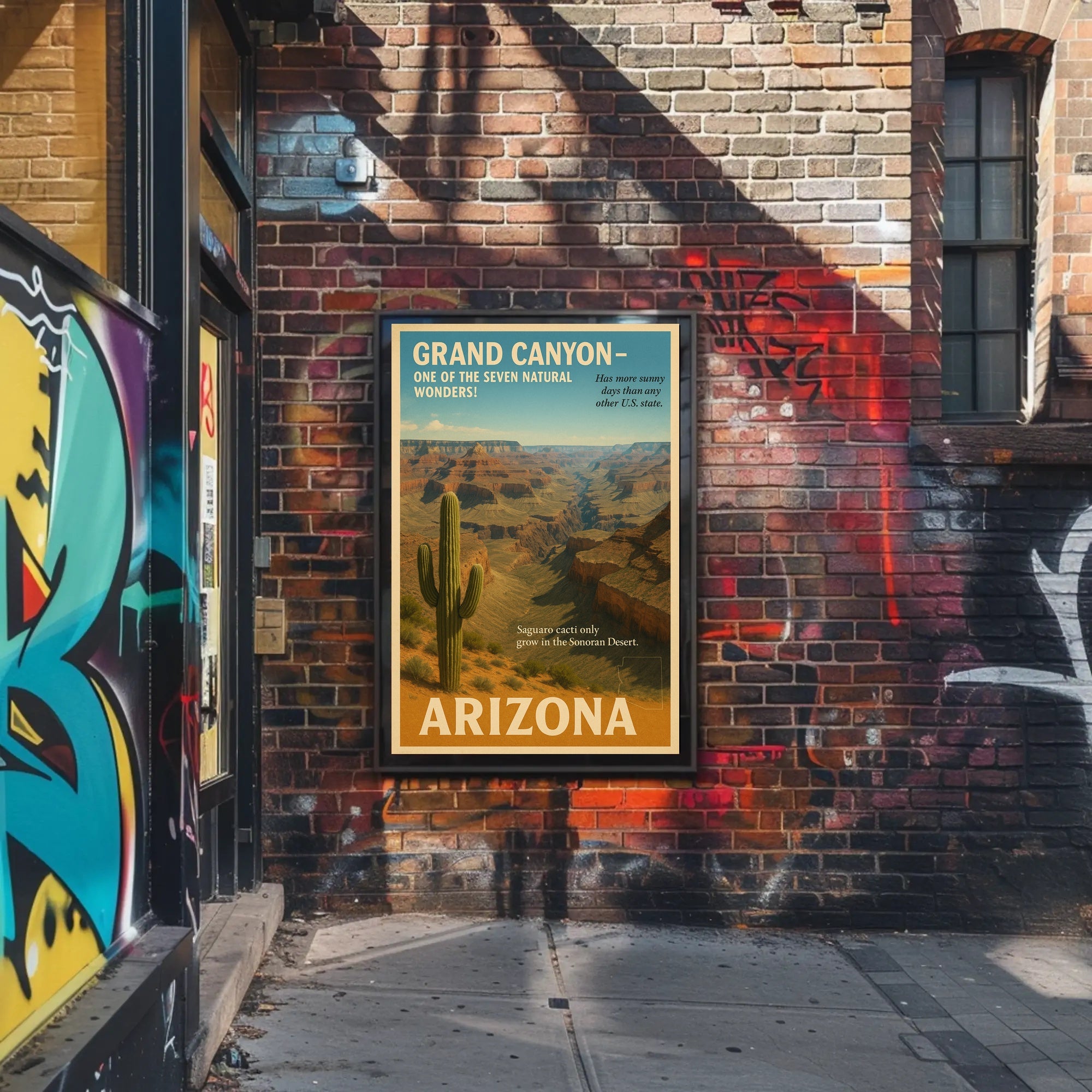 Discover Arizona - Land of the Grand Canyon Poster