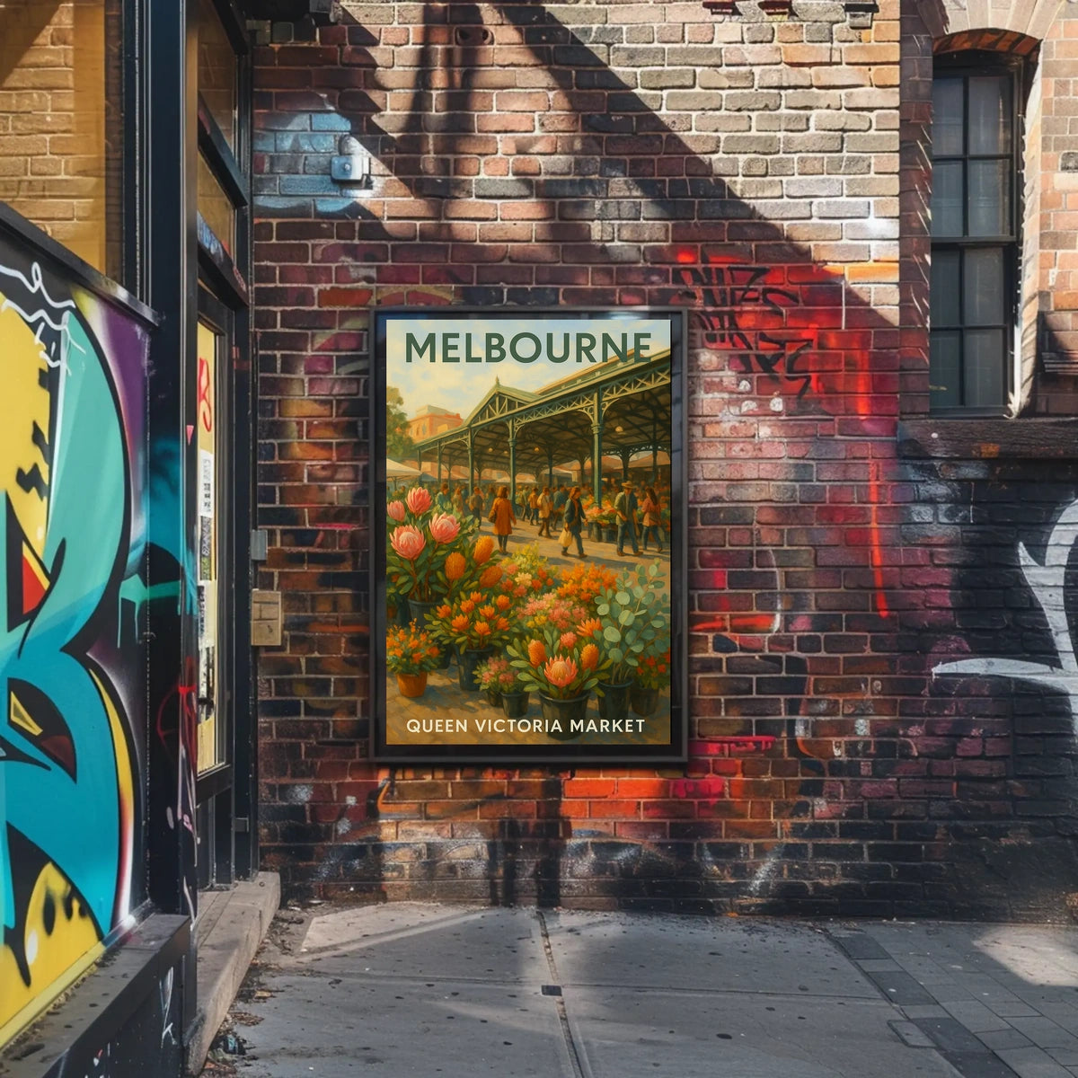 Queen Victoria Market Melbourne Poster