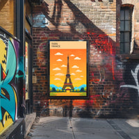 Paris at Sunset Poster