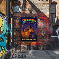 Battle of the Alamo Defiant Spirit Cultural or Heritage Poster