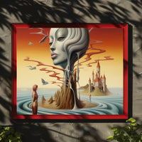 Dreamlike Surrealism Art Print Landscape in Fantasy or Mythology Poster