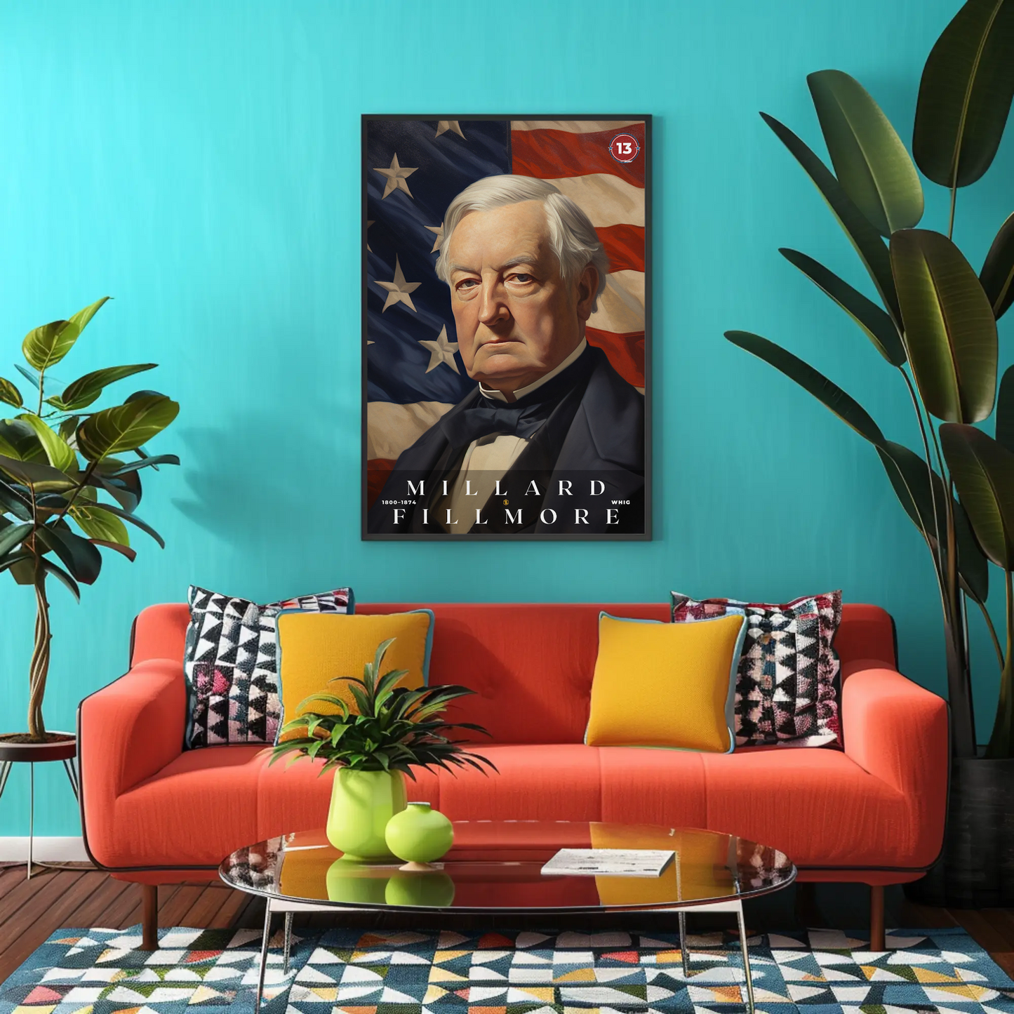 Millard Fillmore 13th President Of The United States Portrait