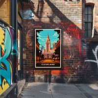 Cleveland Cityscape Poster