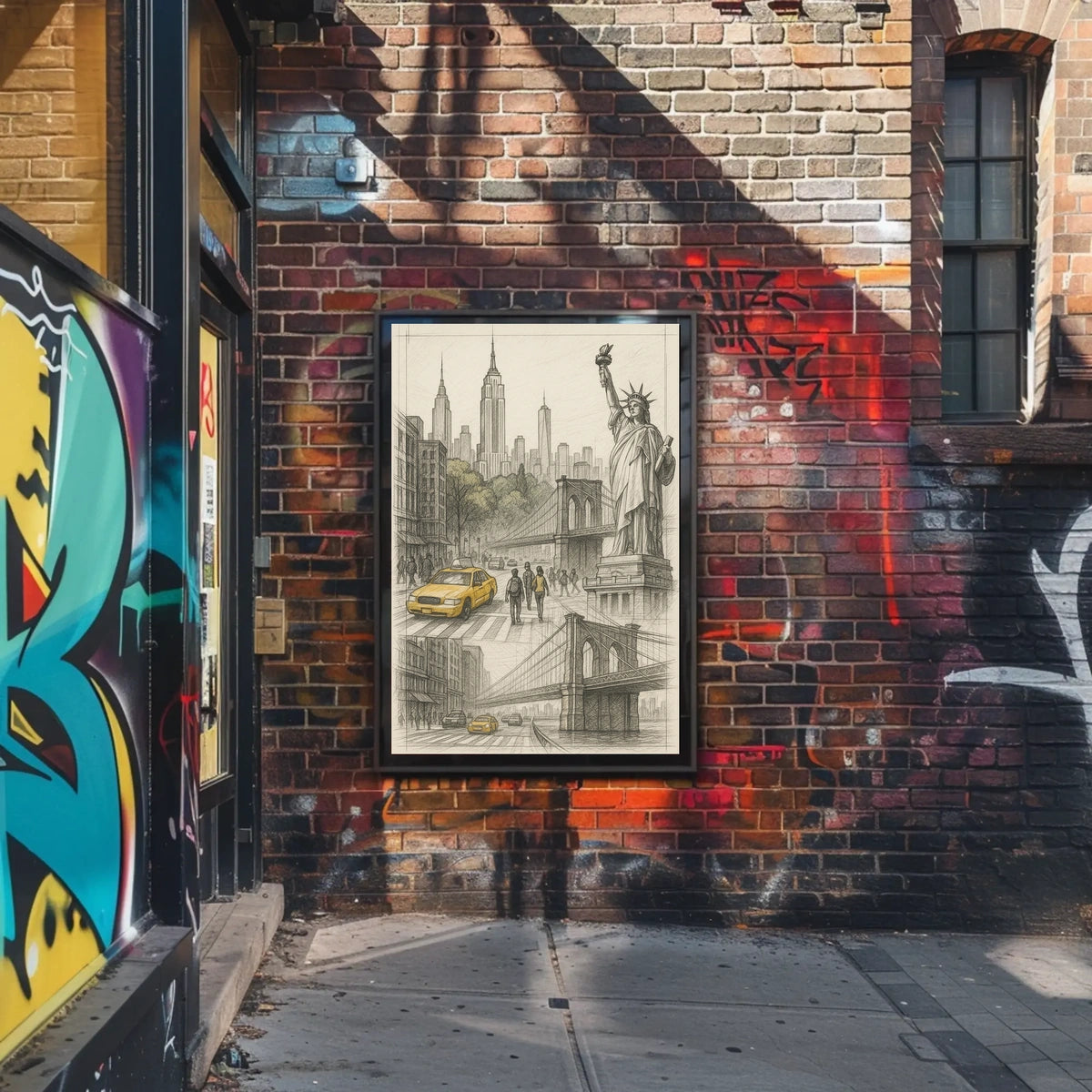 Iconic New York City Art Poster For NYC Home Decor Lovers