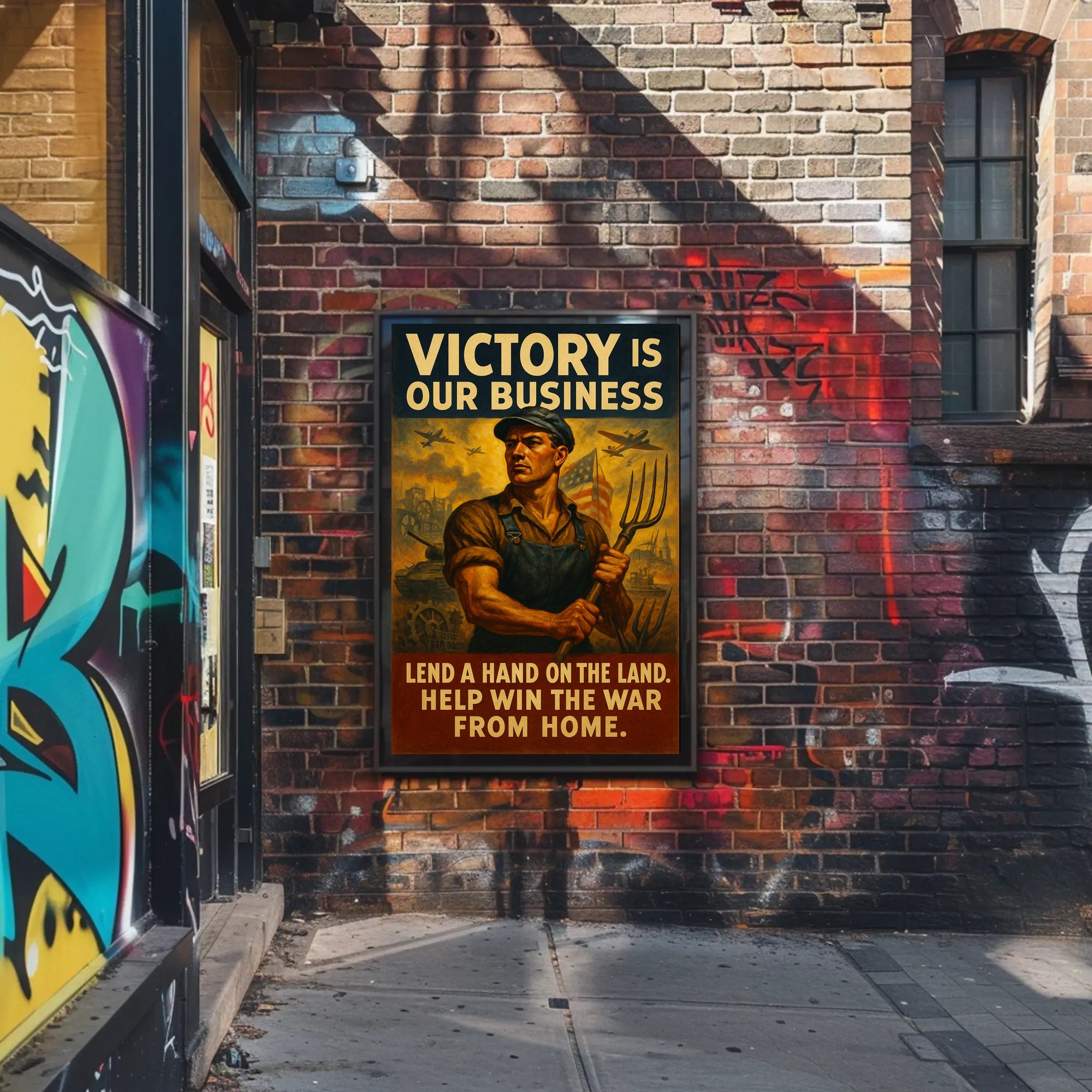 Victory is Our Business Poster