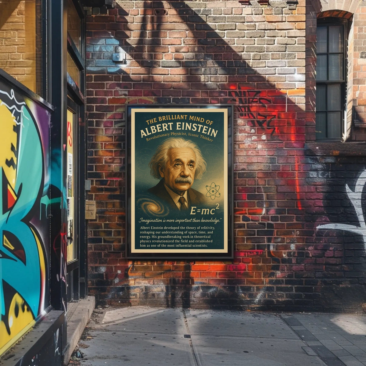 The Brilliant Mind of Albert Einstein Poster