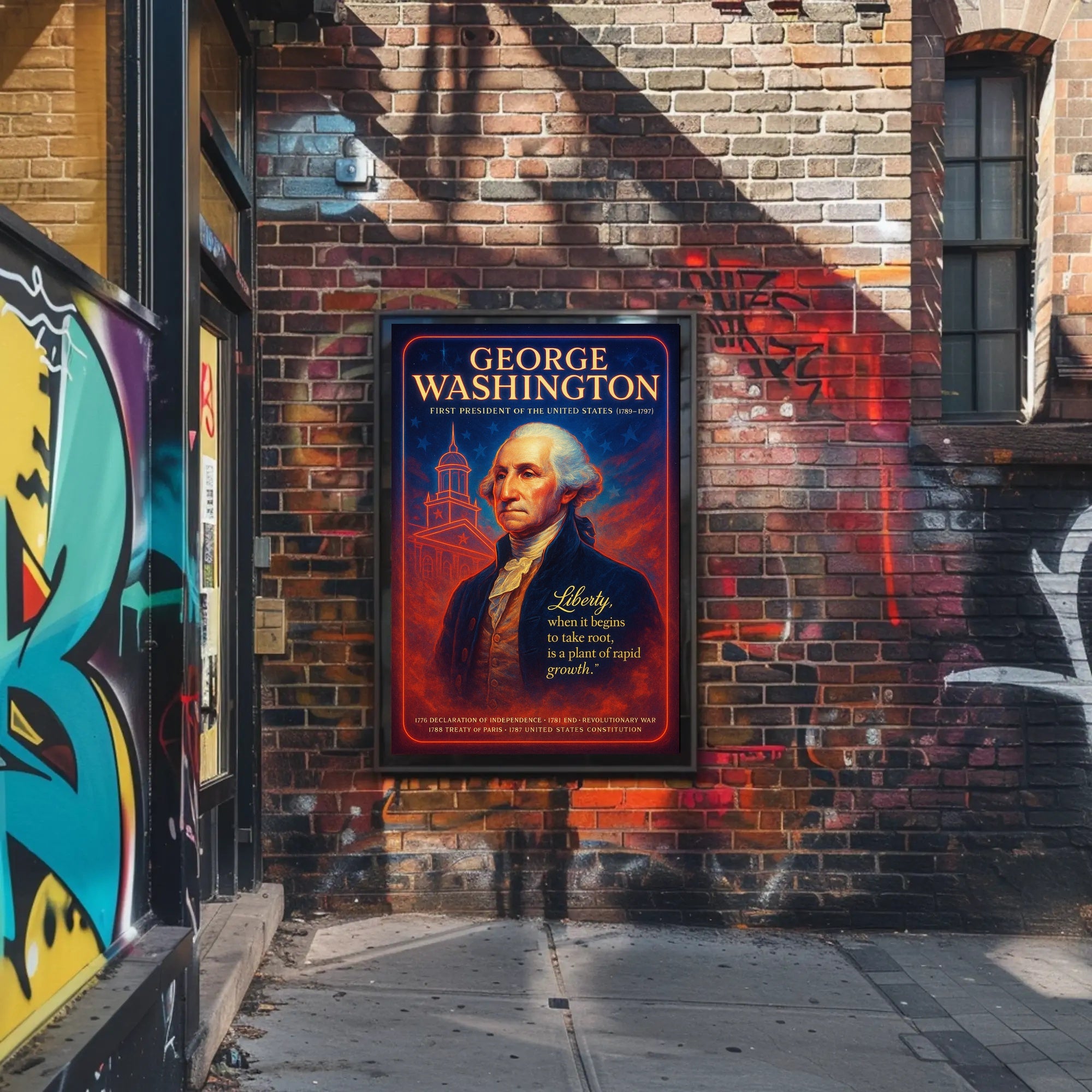 George Washington 1st President Poster PosterGoat