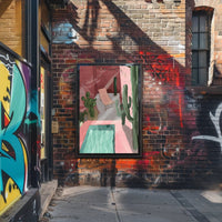 Desert Oasis Retreat Poster