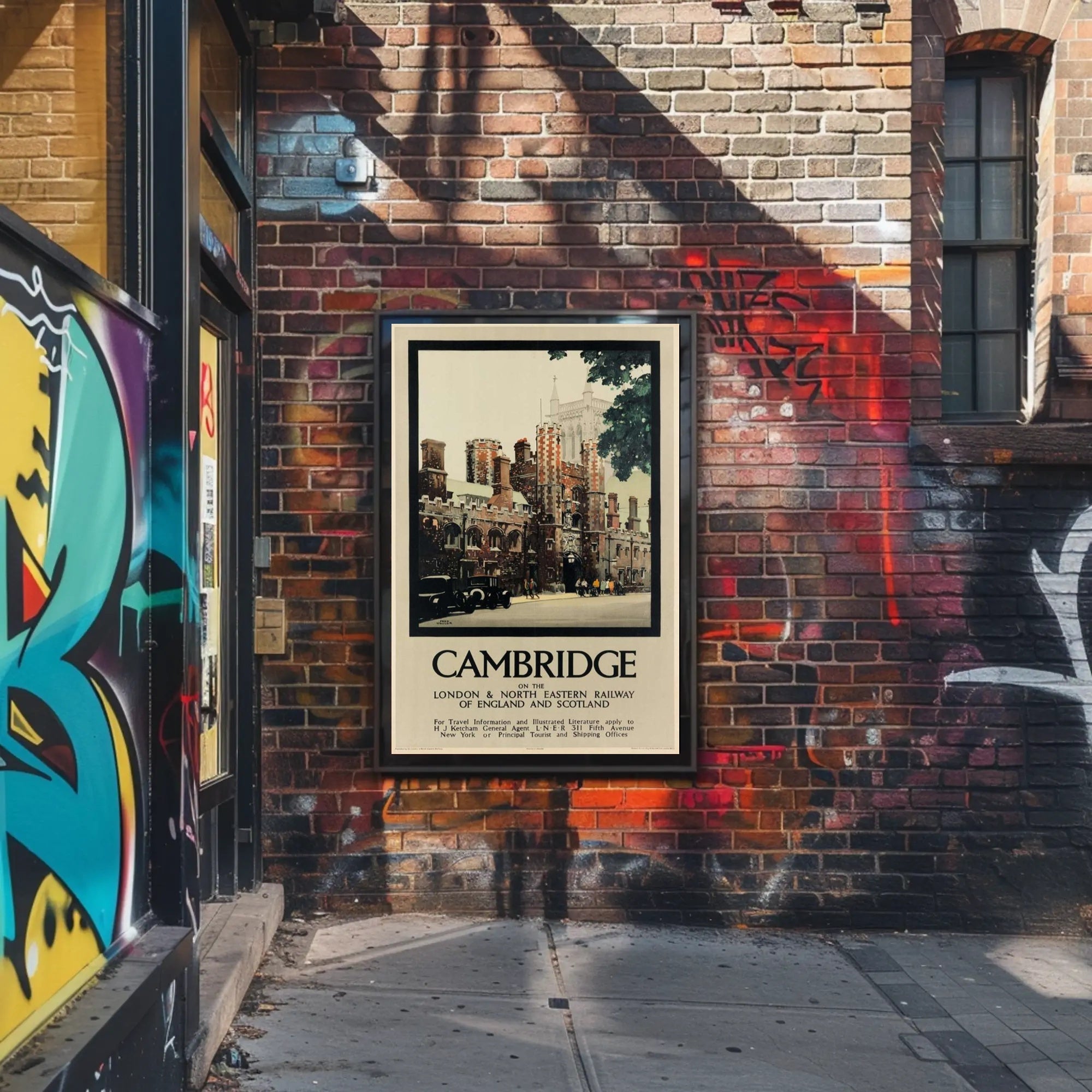 Cambridge Travel Nostalgia: Historic Railway Poster PosterGoat