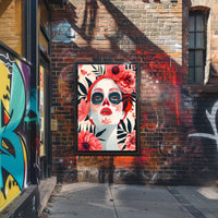 Dia de los Muertos Celebration Art Poster PosterGoat