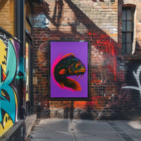 Vibrant Fish Portrait Poster