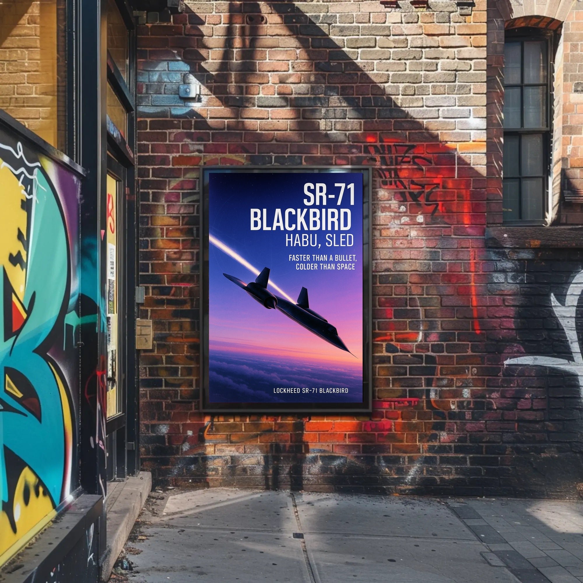 SR-71 Blackbird Poster PosterGoat