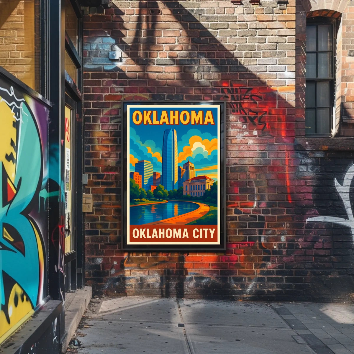 Oklahoma City Skyline Poster