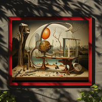 Surreal Scientific Dreamscape: Abstract or Artistic Poster