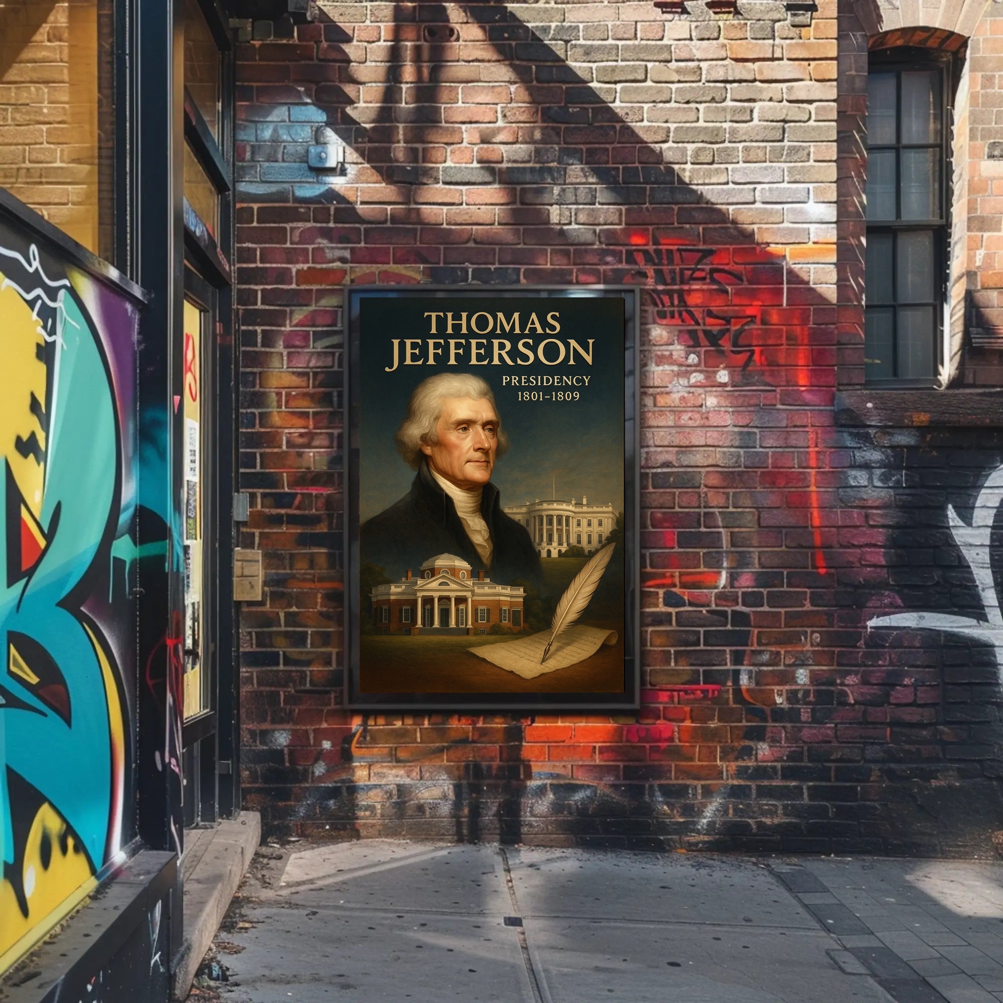 Thomas Jefferson Legacy Historical or Presidential Poster PosterGoat