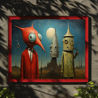 Surreal Extraterrestrial Art: Fantasy or Mythology Poster