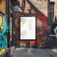 Vintage Cityscape Skyscrapers Art Deco Poster