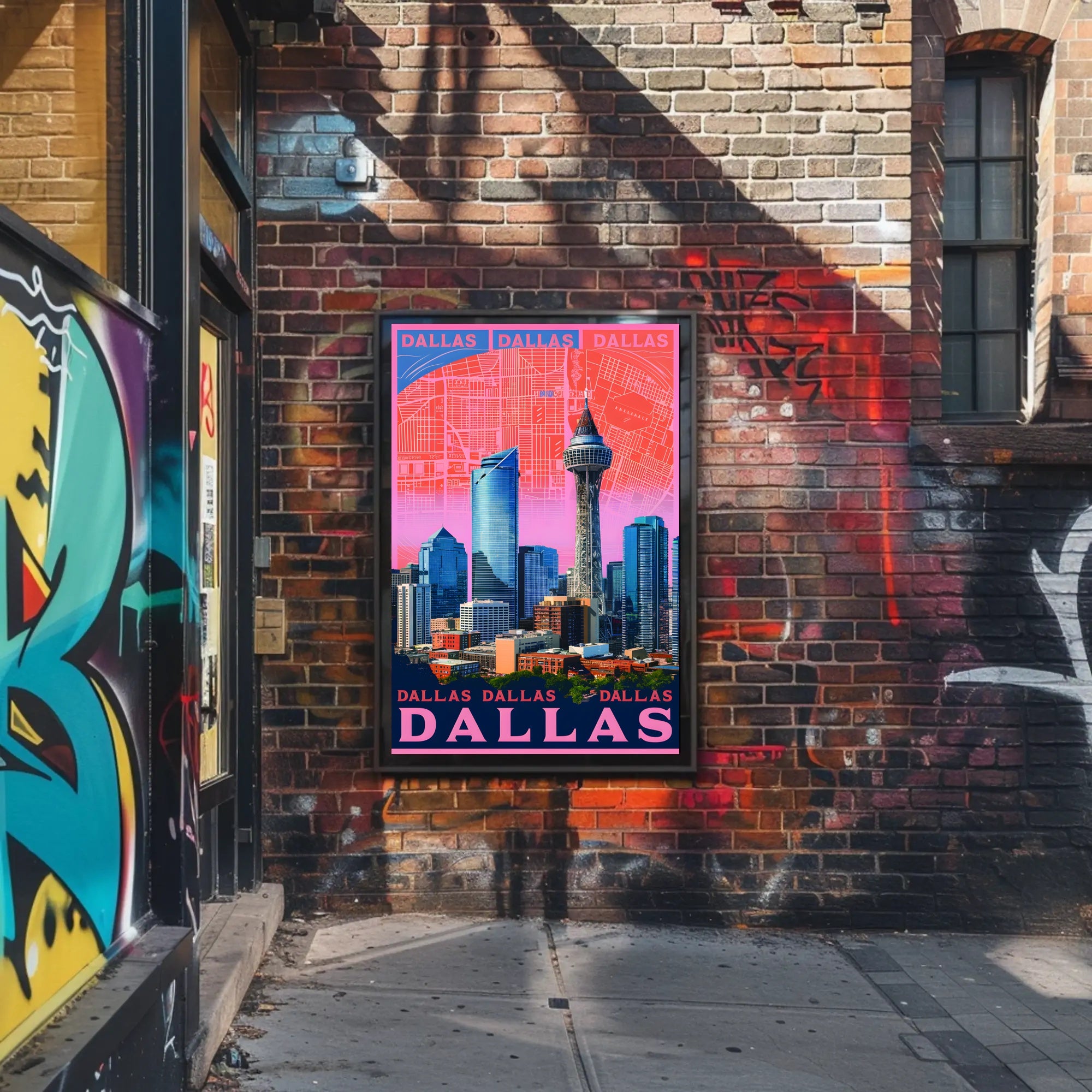 Dallas Cityscape Poster