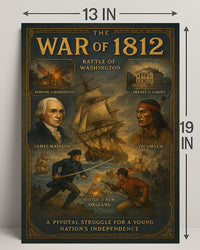 James Madison War of 1812 Poster PosterGoat